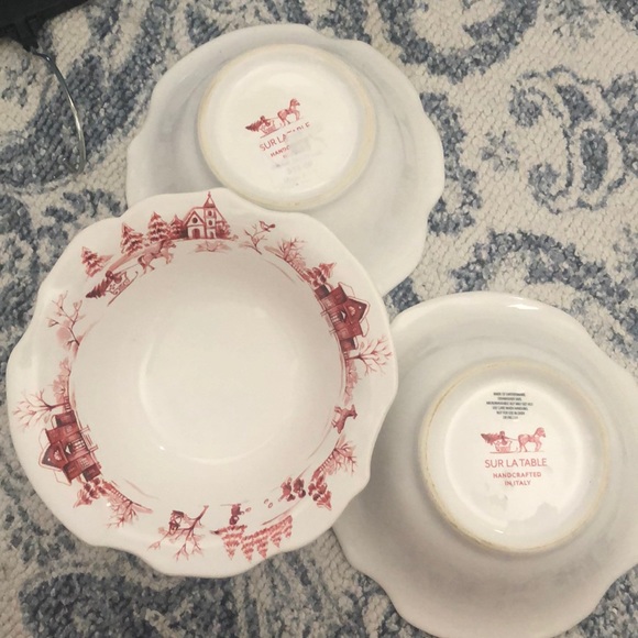 Sur La Table SNOWY LANE CEREAL BOWL - Picture 8 of 8